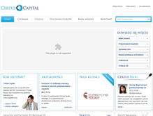 Tablet Screenshot of certuscapital.pl